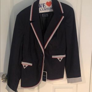 Navy blue blazer